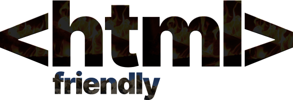 html friendly logo